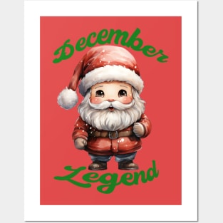 Santa December Legend Posters and Art